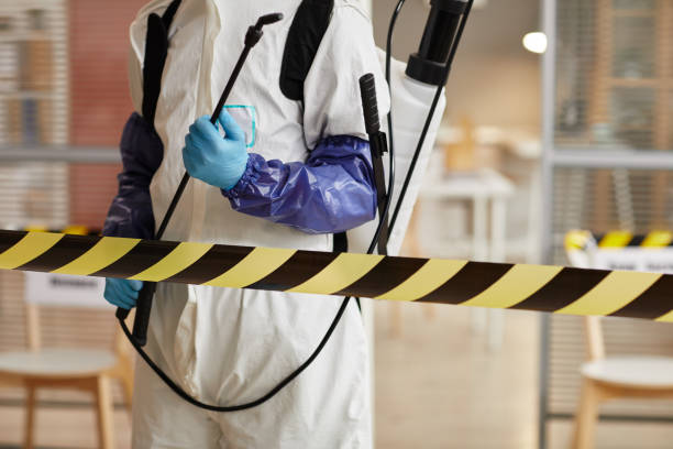 Professional Infectious Disease Decontamination technician working in Woodbridge, NJ